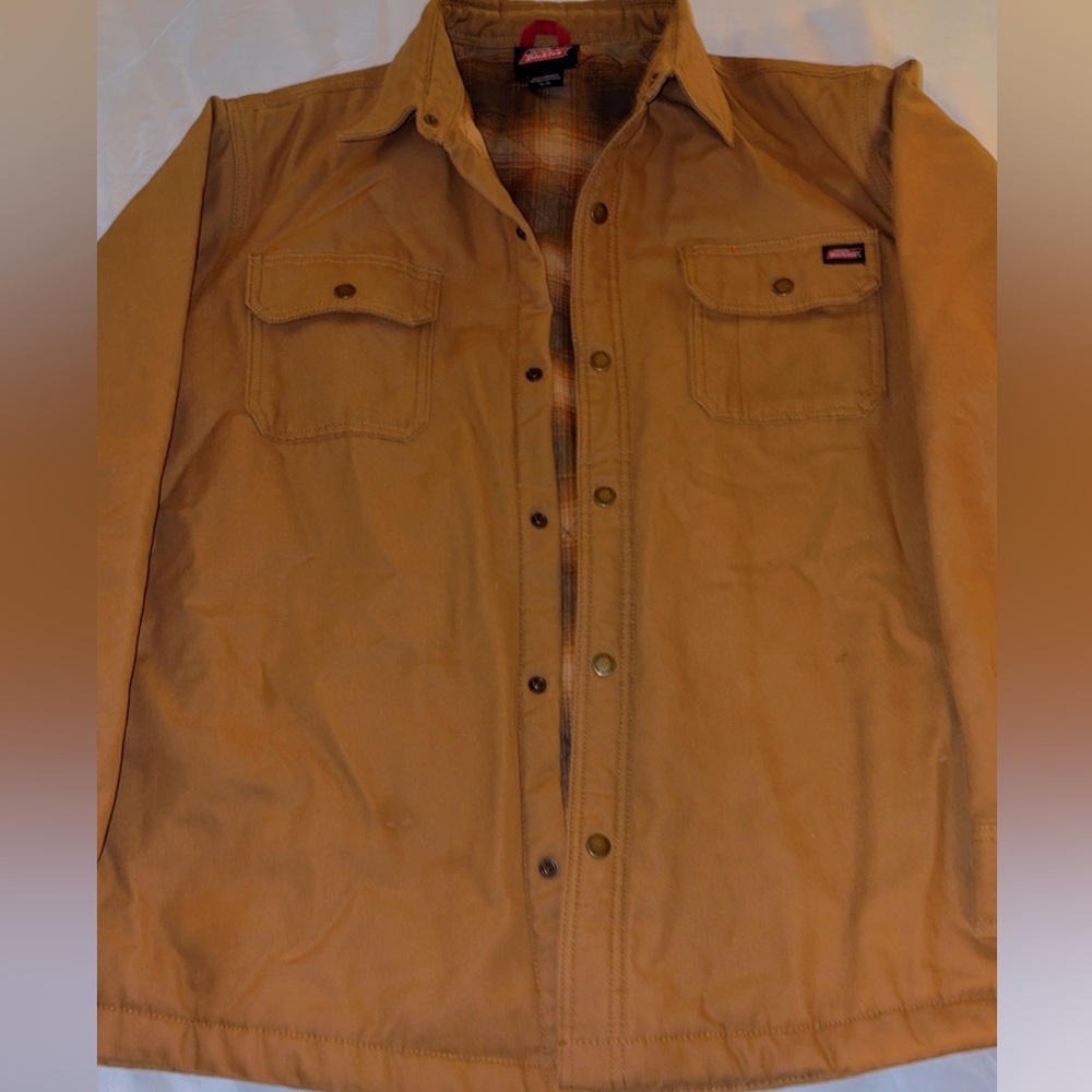 Dickies Men's Brown Shirt Jacket